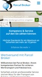 Mobile Screenshot of parcelbroker.de